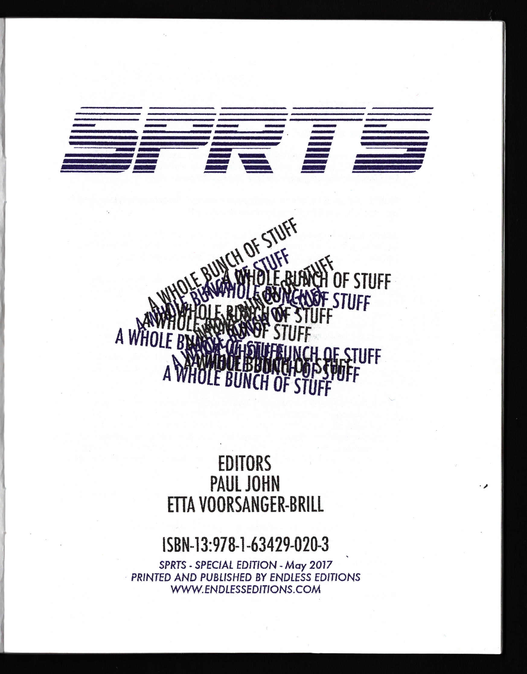 Endless Editions SPRTS SPCL EDN 2
