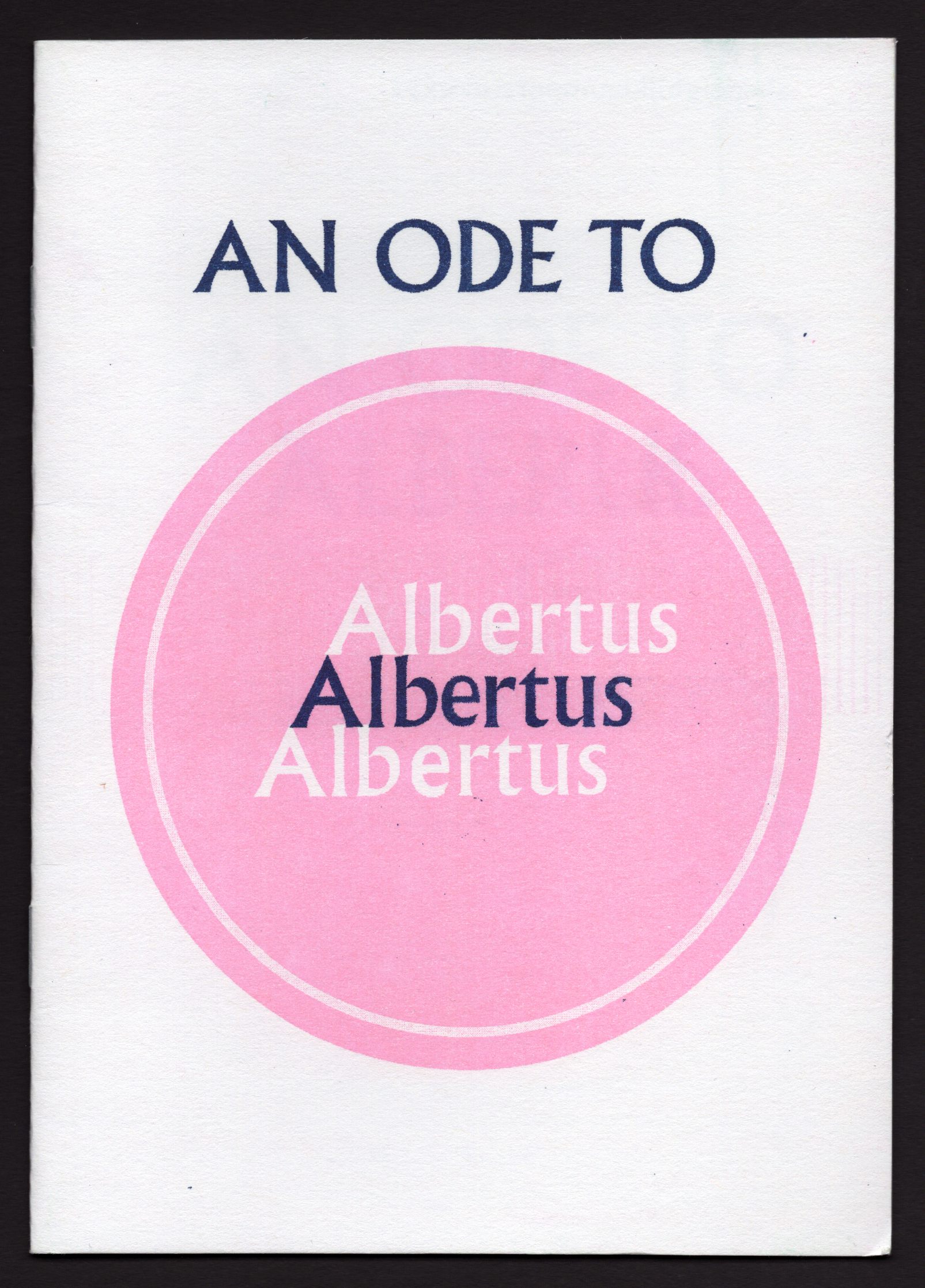 Endless Editions An Ode To Albertus